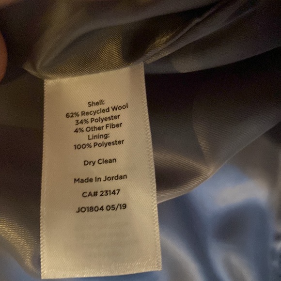 Talbots Long Wool-blend Herringbone Blazer - Picture 8 of 9